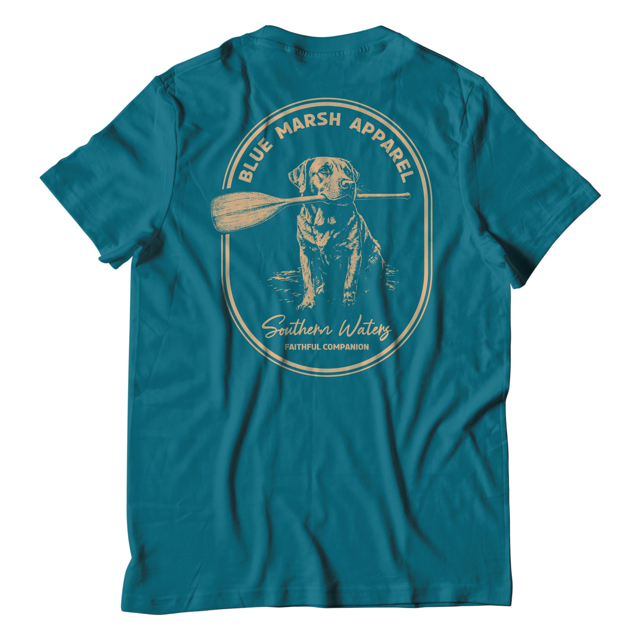 Teal Faithful Companion Tee