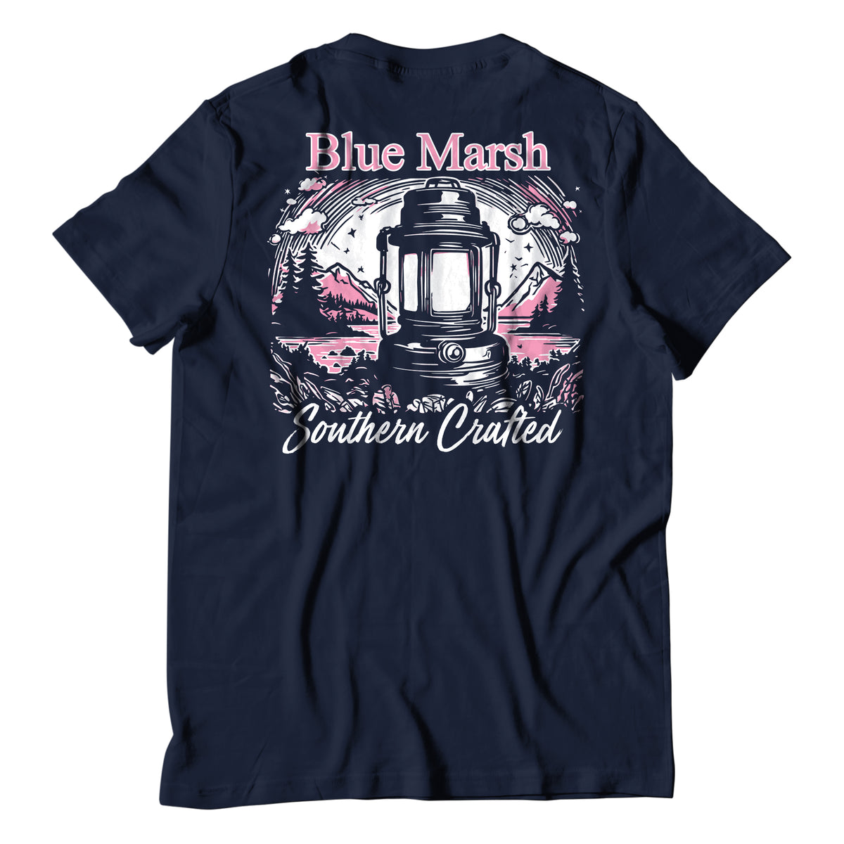 Navy Southern Nights, Mountain Lights Tee