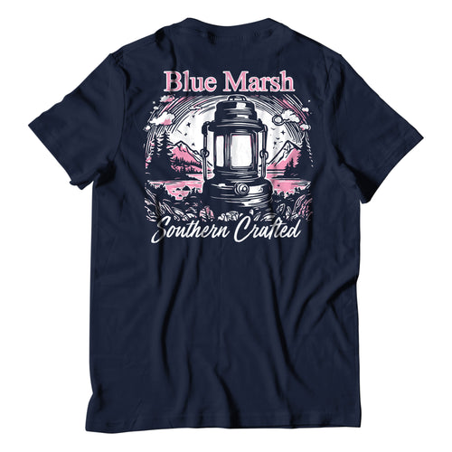 Navy Southern Nights, Mountain Lights Tee