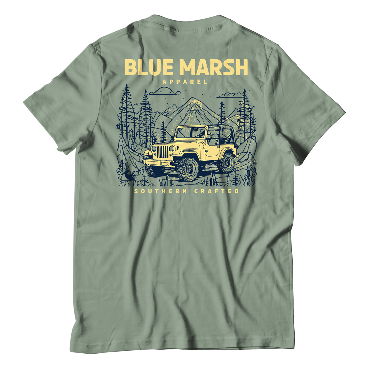 Sage Green Take the High Road Tee