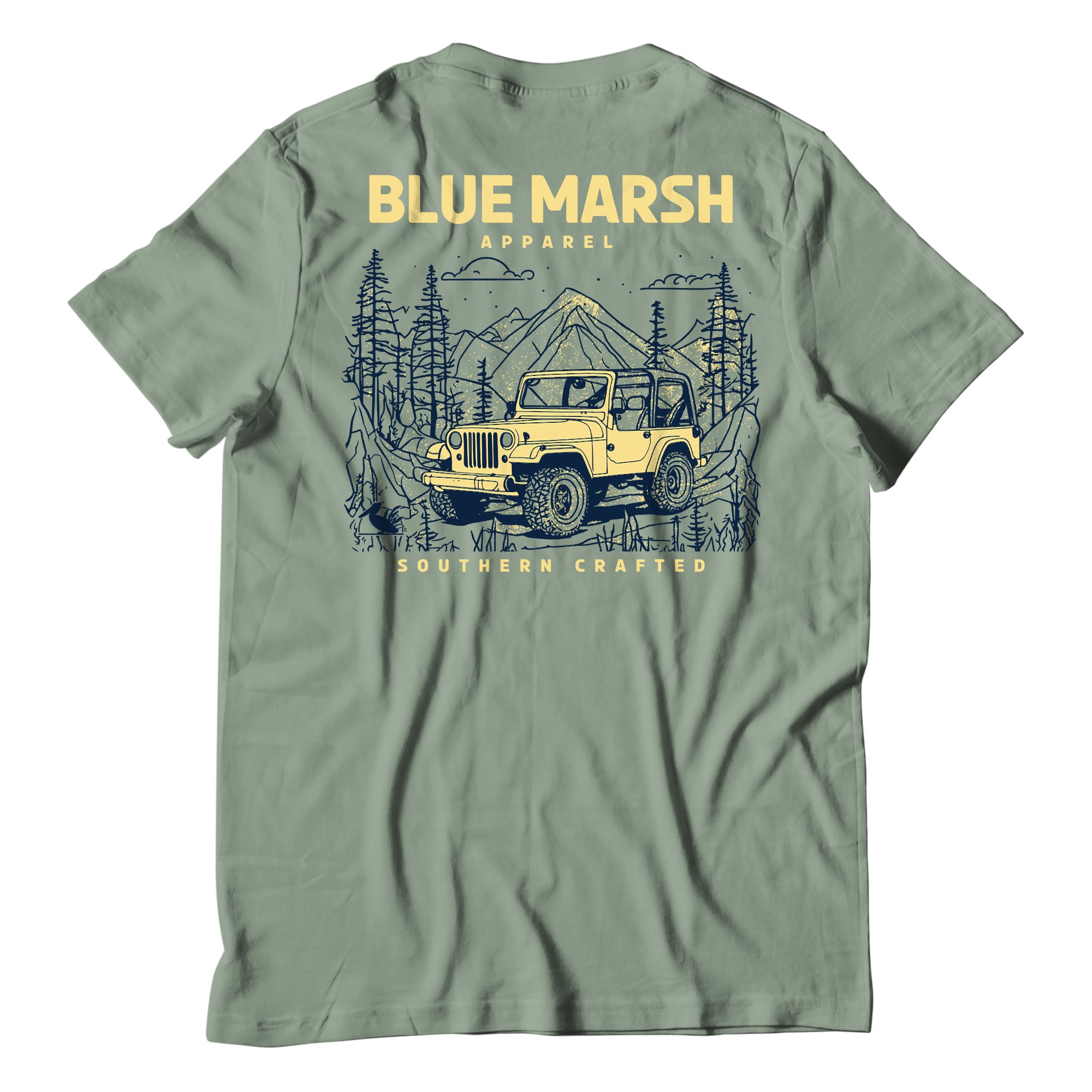 Sage Green Take the High Road Tee