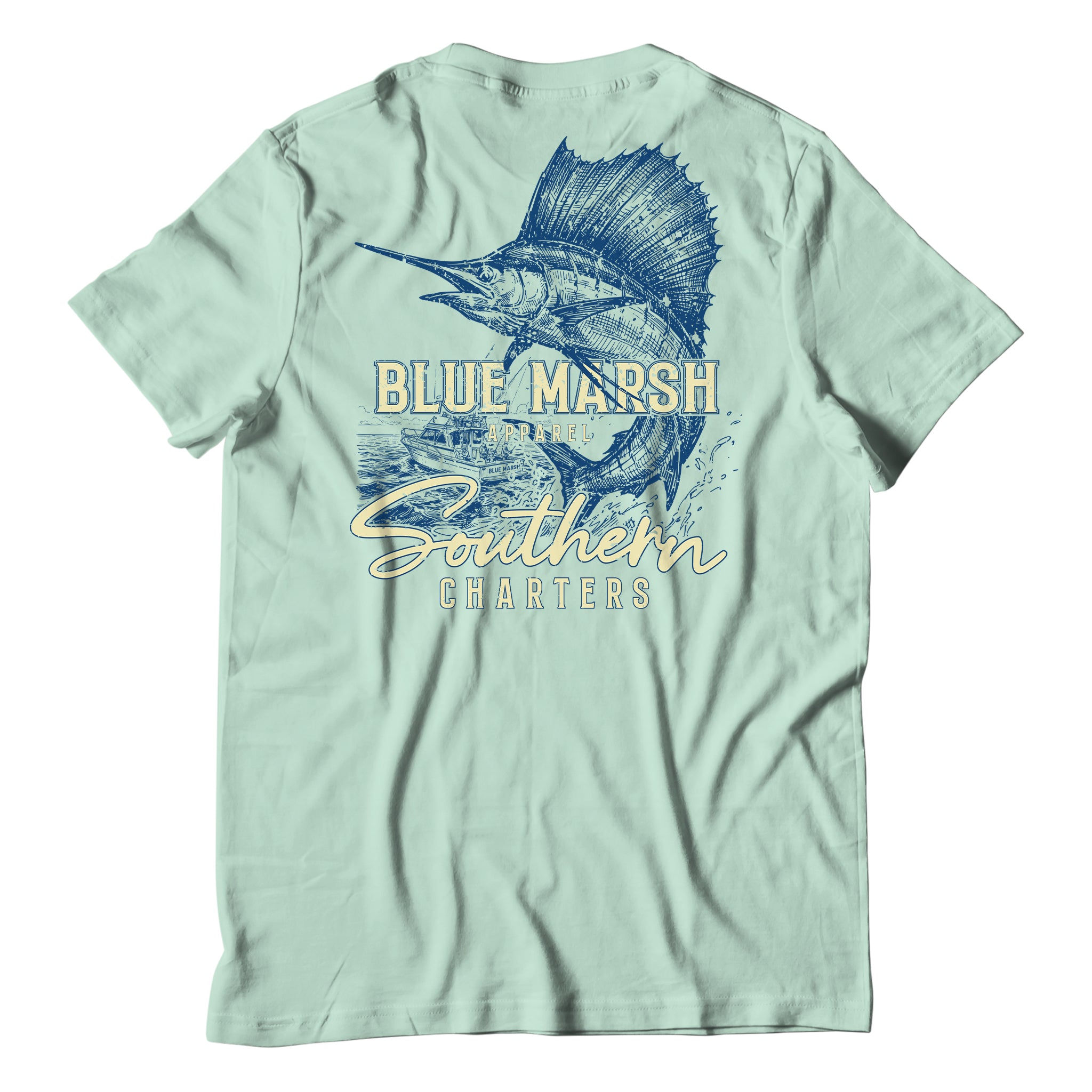 Mint Jumping Sailfish tee